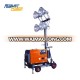 4x400W Metal Halide Lamp Single Cylinder Mobile Lighting Tower